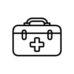 Icon of a doctorchest / first aid kit