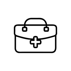 Icon of a doctorchest / first aid kit