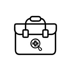 Icon of a doctorchest / first aid kit