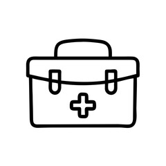 Icon of a doctorchest / first aid kit