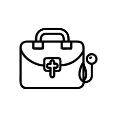Icon of a doctorchest / first aid kit