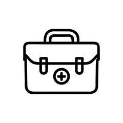 Icon of a doctorchest / first aid kit