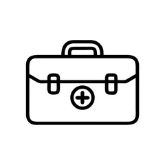 Icon of a doctorchest / first aid kit
