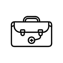 Icon of a doctorchest / first aid kit
