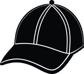 Cap Silhouette Vector | Fashion, Headwear & Casual Style Icon