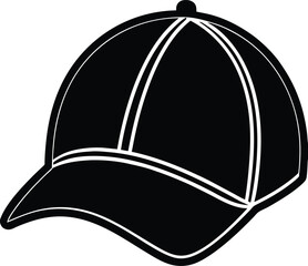 Cap Silhouette Vector | Fashion, Headwear & Casual Style Icon