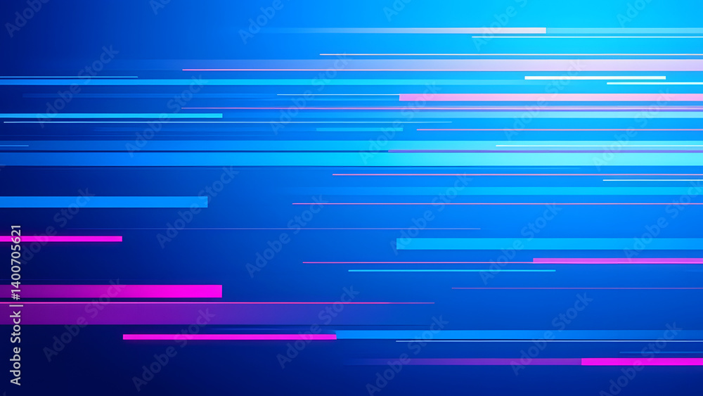 Poster abstract blue lines vector motion design with light gradient texture