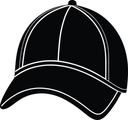 Cap Silhouette Vector | Fashion, Headwear & Casual Style Icon
