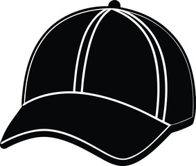 Cap Silhouette Vector | Fashion, Headwear & Casual Style Icon