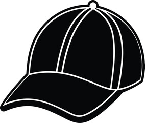 Cap Silhouette Vector | Fashion, Headwear & Casual Style Icon
