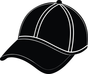 Cap Silhouette Vector | Fashion, Headwear & Casual Style Icon
