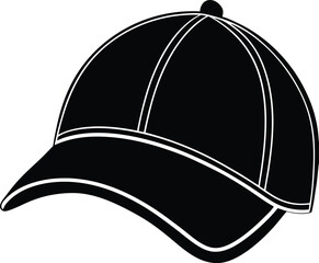 Cap Silhouette Vector | Fashion, Headwear & Casual Style Icon