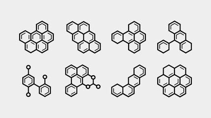 Molecular Marvels: A collection of intricate molecular structures, each meticulously crafted with precision, showcasing the beauty and complexity of the microscopic world.