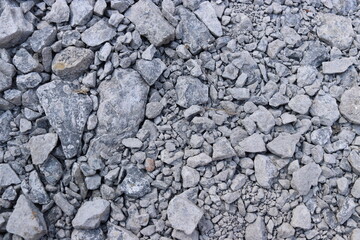 Grey Gravel Rocks Stones Ground Texture Background