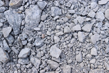 Grey Gravel Rocks Stones Ground Texture Background