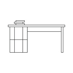 vector illustration of a table
