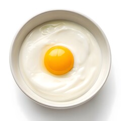 Egg in yogurt