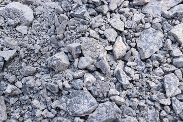 Grey Gravel Rocks Stones Ground Texture Background