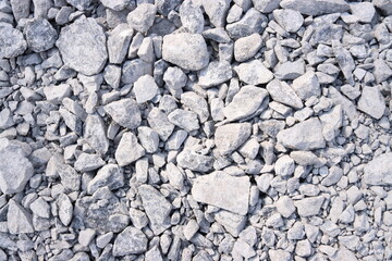 Grey Gravel Rocks Stones Ground Texture Background