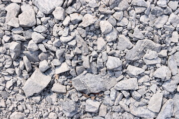 Grey Gravel Rocks Stones Ground Texture Background