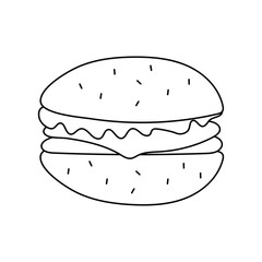 hamburger vector illustration