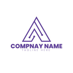 A letter logo company