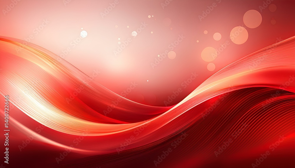 Aufkleber abstract red background with waves