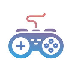 Obraz premium Game Controller Icon Representing Video Gaming and Interactive Entertainment