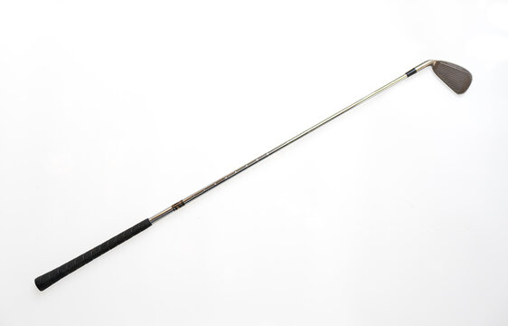 Golf clubs  isolated on a white background.