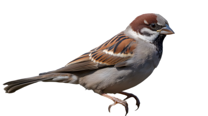 Eurasian Tree Sparrow Profile.