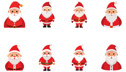 set of santa claus