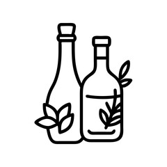 vinegar and oil