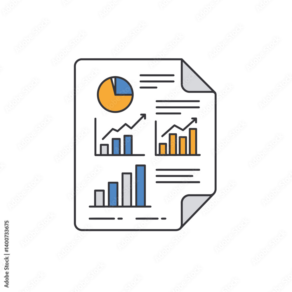 Poster data insights unveiled: a graphic illustration displays insightful data analysis and visual represen