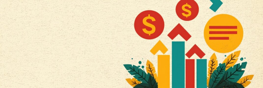 Financial Growth Strategies for Small Businesses Online Infographic Vibrant Colors Creative Concept