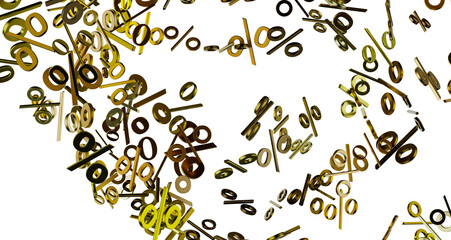 percent sign rain  percentage icon interest rate