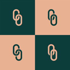 CO Letter Logo, Monogram, C and O Monogram, Design, CO Initials Letter, OO Abstract Letters Logo Monogram.