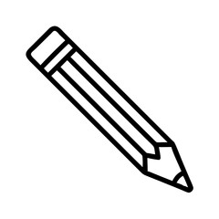Fototapeta premium Pencil icons symbolize creativity and artistic expression. Essential for drawing, writing, and educational themes, these designs reflect the art of communication through simple tools.