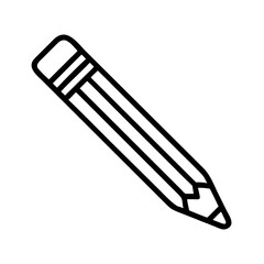 Fototapeta premium Pencil icons symbolize creativity and artistic expression. Essential for drawing, writing, and educational themes, these designs reflect the art of communication through simple tools.