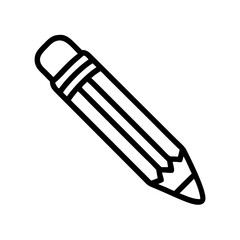 Fototapeta premium Pencil icons symbolize creativity and artistic expression. Essential for drawing, writing, and educational themes, these designs reflect the art of communication through simple tools.
