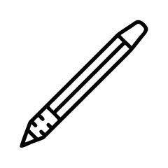 Fototapeta premium Pencil icons symbolize creativity and artistic expression. Essential for drawing, writing, and educational themes, these designs reflect the art of communication through simple tools.