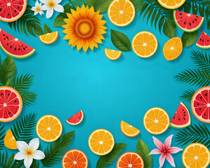 background with fruits