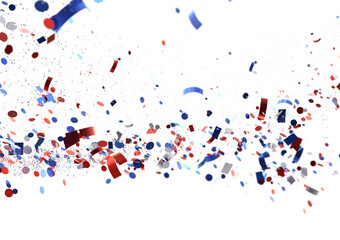 Confetti -  Independence Day background with Confetti.