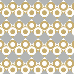 retro circles seamless pattern