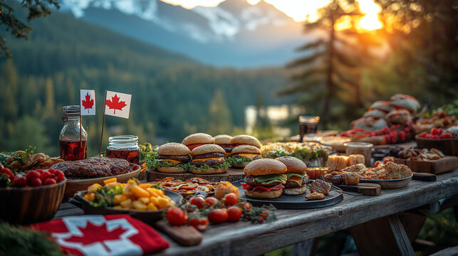 Canada Day Picnic Food Scene