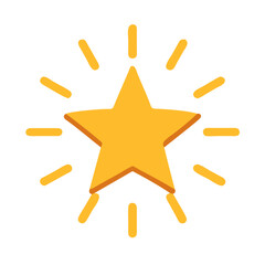 A Shining Star Icon Design