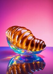 honey dripping from a glass