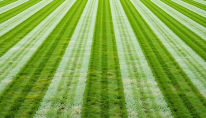 Perfect Lawn Mower Stripes, Geometric Pattern, Fresh Green, Aesthetic Landscape