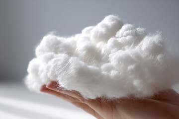 name: tactile 3d interface made of fluffy, cloud-like material