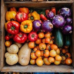 vegetables in a basket