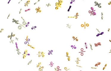 percent sign percentage icon interest rate